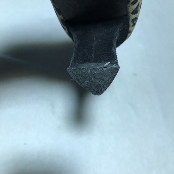 Thierry Rabotin Ella leopard fabric booties with suede heels 36 made in Italy - Picture 13 of 14